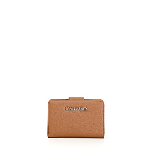 CAFèNOIR Kleine Geldbörse für Damen mit Bewegungseffekt - AV0303, Leder, 14 x 9 x 3,5 cm, Casual