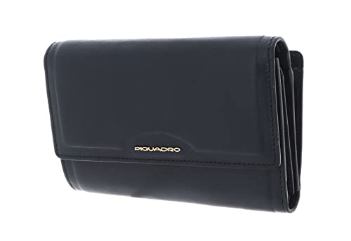 PIQUADRO GEA Wallet with Flap RFID Blu