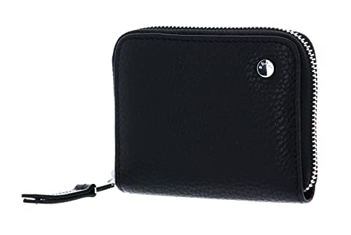 Abro Leather Adria Zip Wallet S Black/Nickel