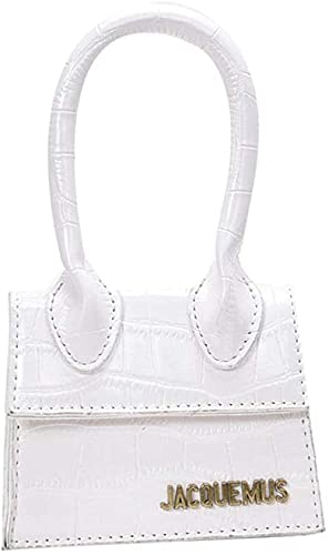 LEOCEE Jacquemus Mini Geldbörsen und Handtaschen für Damen Umhängetasche Luxus Designer Handtaschen Krokodilmuster, Smartzp06, M