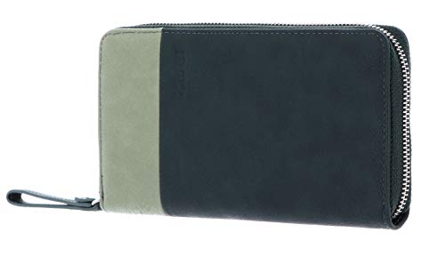 Zwei Eva EV2 Reißverschluss Geldbörse Portemonnaie Geldbeutel Brieftasche, Farbe:Pine