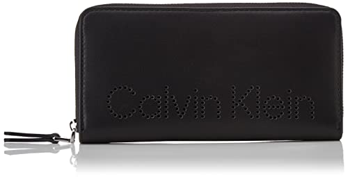 Calvin Klein Damen Set Brieftasche, Ck Black, Einheitsgröße