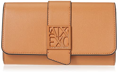 Armani Exchange A|X Damen Geldbörse mit Logo Flap Continental Wallet, Joshua Rock, Einheitsgröße