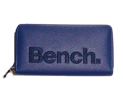 BENCH Damen Reißverschluss Geldbörsen Geldbeutel Portemonnaie Brieftasche NEU, Farbe:Blau