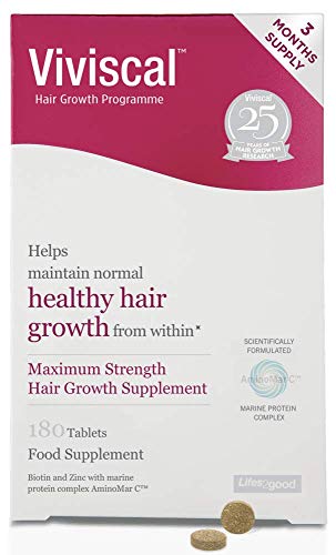 Viviscal Maximum Strength Hair Growth Programme 3 Month Value Pack - 180 Tablets by Viviscal