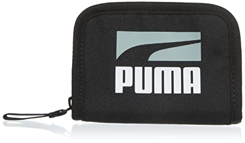 Puma Geldbörse Plus II, Schwarz und silberfarben
