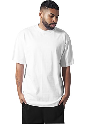 Urban Classics Herren T-Shirt Tall Tee, Farbe white, Größe L