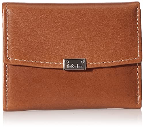 Timberland Damen Leather Small Indexer Snap Wallet Billfold Geldbörse aus Leder, RFID, klein, Cognac (Buff), Einheitsgröße