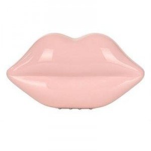 Lulu Guinness Lippenclutch aus Plexiglas rosa