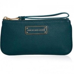 Marc by Marc Jacobs Peacock Leather Banklet Clutch