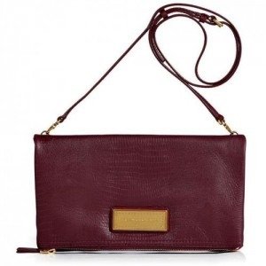 Marc by Marc Jacobs Pinot Embossed Leather Foldover Clutch