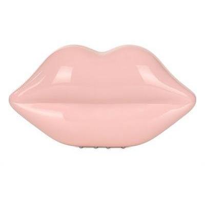 Lippenclutch aus Plexiglas rosa von Lulu Guinness