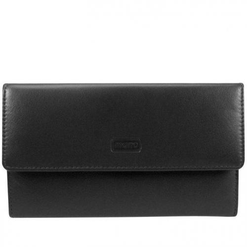 Basic De Luxe (16,5 cm) Geldbörse schwarz  von mano