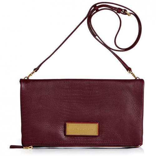 Pinot Embossed Leather Foldover Clutch von Marc by Marc Jacobs