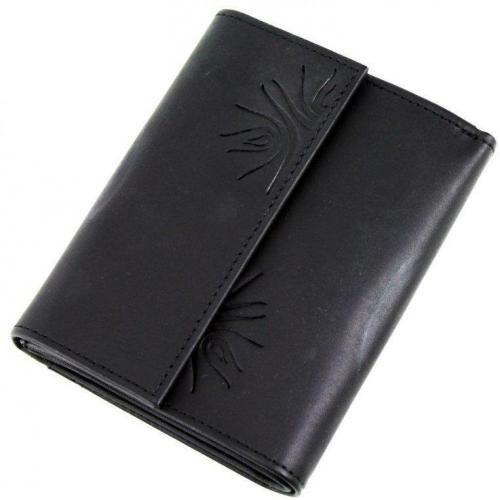 Triple (11,5 cm) Geldbörse schwarz  von oxmox